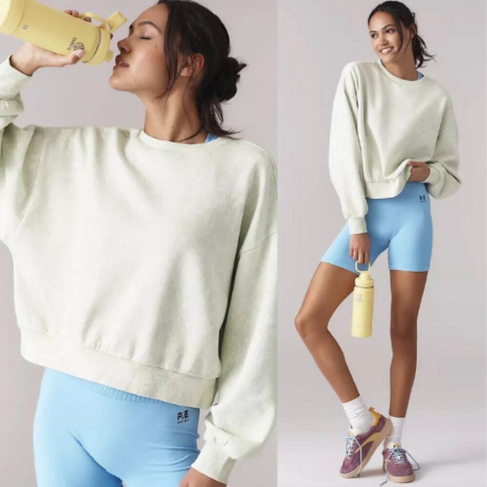 Daily Practice by Anthropologie Womens XXS Oh So Good Graphic Sweatshirt Top